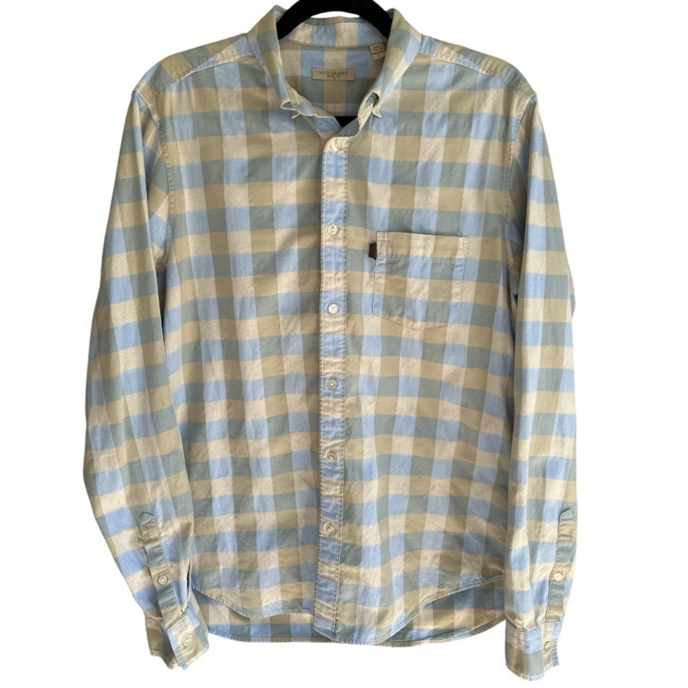 Burberry Check Men’s Button Down Shirt Large
